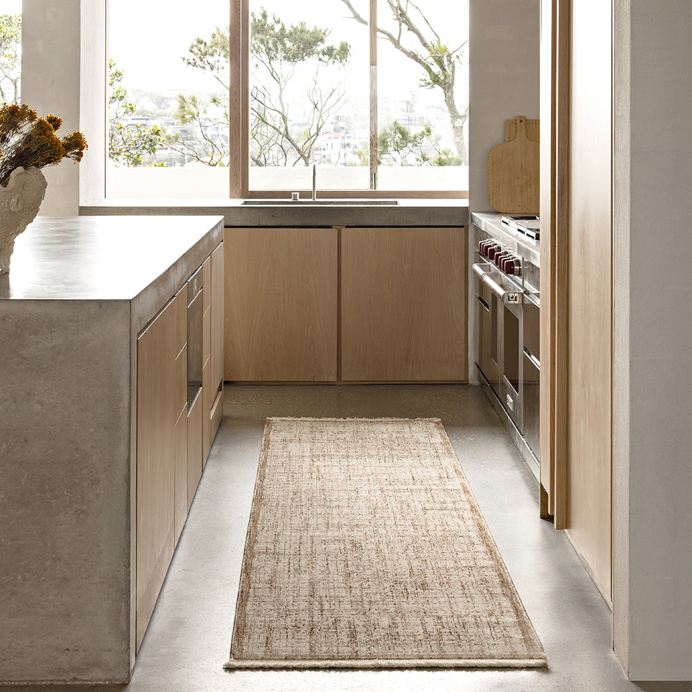 Meadow Runner Rug in Malt – Japandi Estate
